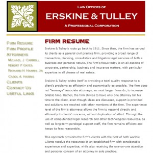 Erskine & Tulley After