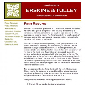 Erskine & Tulley Before