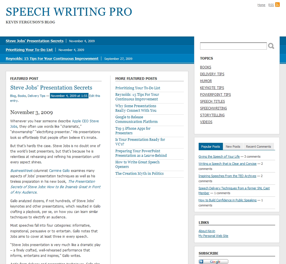 Speech Writing Pro