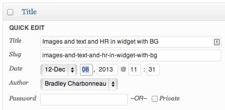 The post date can be an easy way to sort your posts--manually or automatically. 