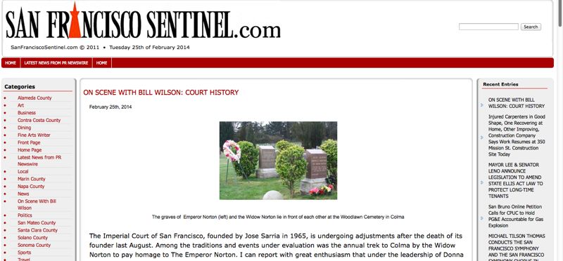 The old SF Sentinel site was functional, but not exactly exciting. 